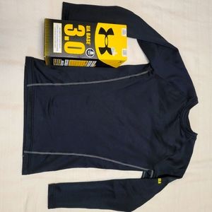Under Armour baselayer 3.0 for extreme  cold, men's small top, black. Long johns